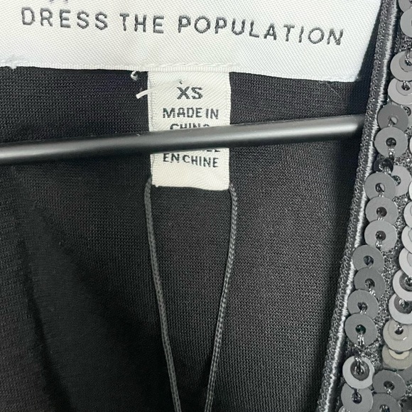 DRESS THE POPULATION SHAUNA SEQUINED DRESS - Picture 4 of 8